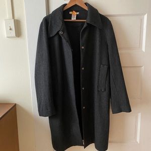 wool blend coat